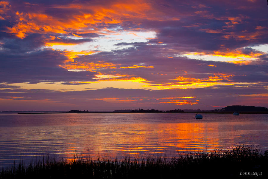 Sunset Photograph - A Clemson Sky by Bonnes Eyes Fine Art Photography
