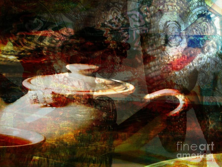 A Cup of Tea Mixed Media by Fania Simon