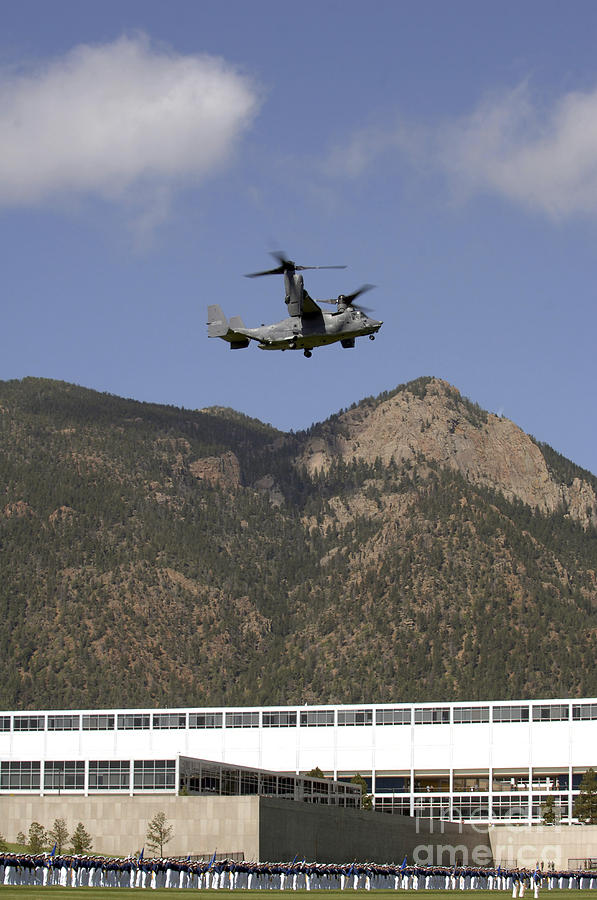 A Cv-22 Osprey Flies Over The 2007 Photograph by Stocktrek Images