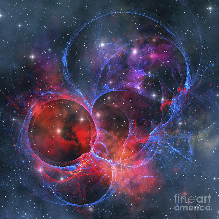 Interstellar Digital Art - A Dark Nebula Is A Type Of Interstellar by Corey Ford
