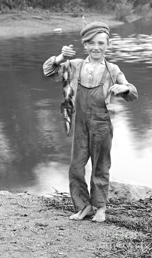 Fishermen Photograph - A Days Catch 1900 by Padre Art