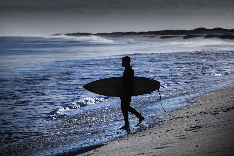 A deep blue surf Photograph by Steve Gravano
