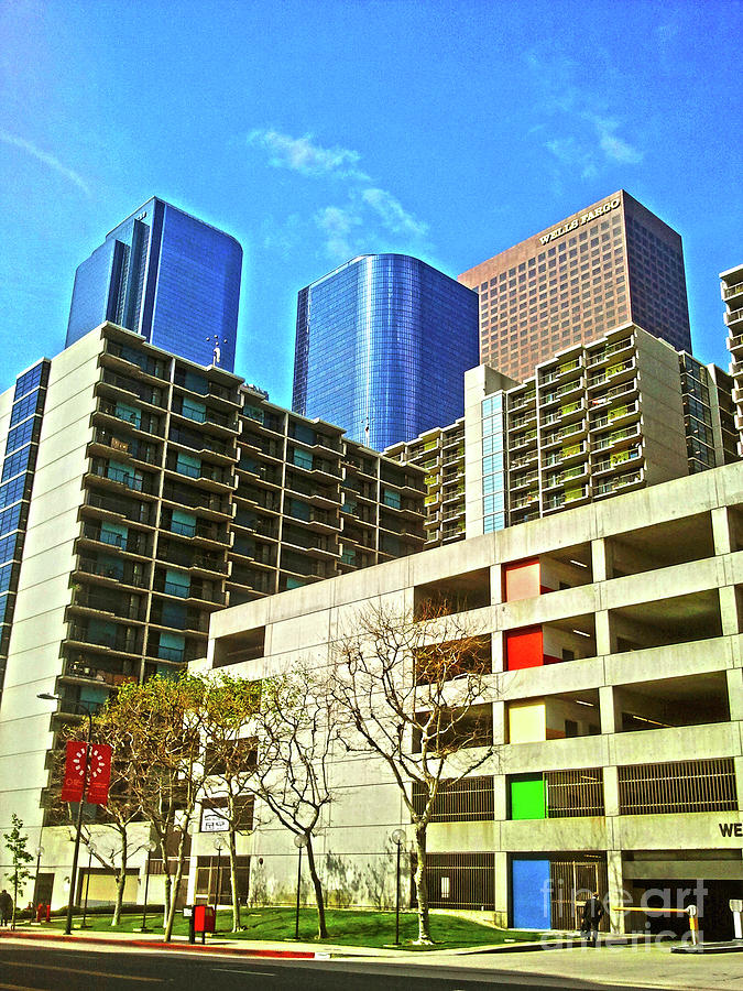 A Different Perspective on Downtown Los Angeles I Photograph by Clayton Bruster