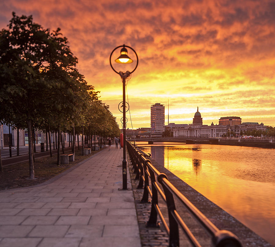 Sunset In Dublin