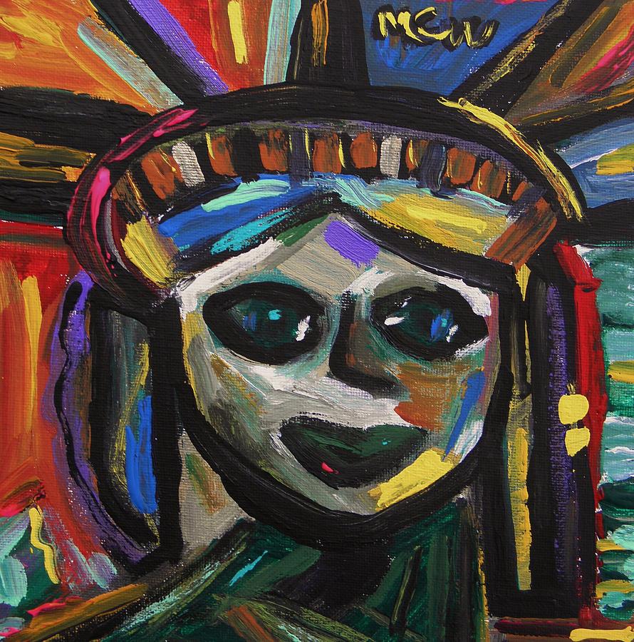 A Face of Freedom Painting by Mary Carol Williams