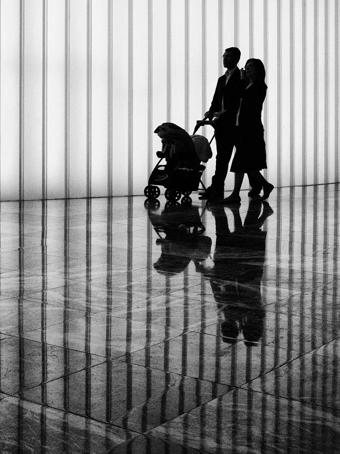 A Family Silhouette Photograph by Cornelis Verwaal