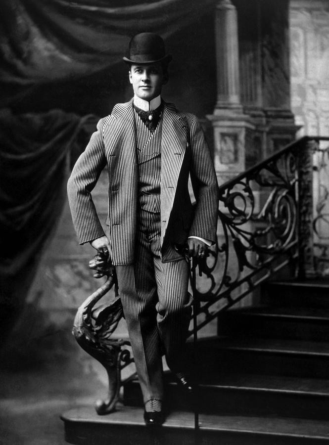 A Fashionably Dressed Man, Circa 1895 Photograph by Everett - Fine Art ...