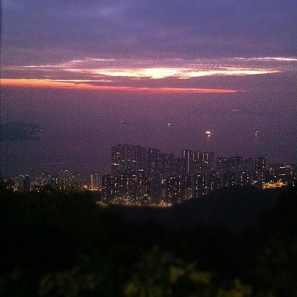 Sunset Photograph - A Few Rips In The #sky #sunset #hk by Priyanka Boghani