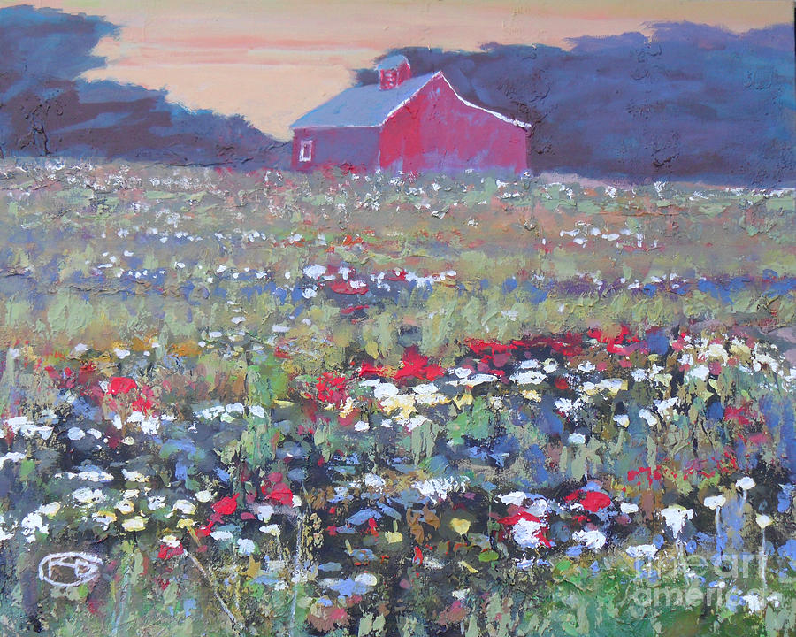 A Field Of Flowers Painting By Kip Decker