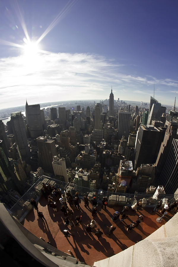 A fisheye New York City View Photograph by Sven Brogren