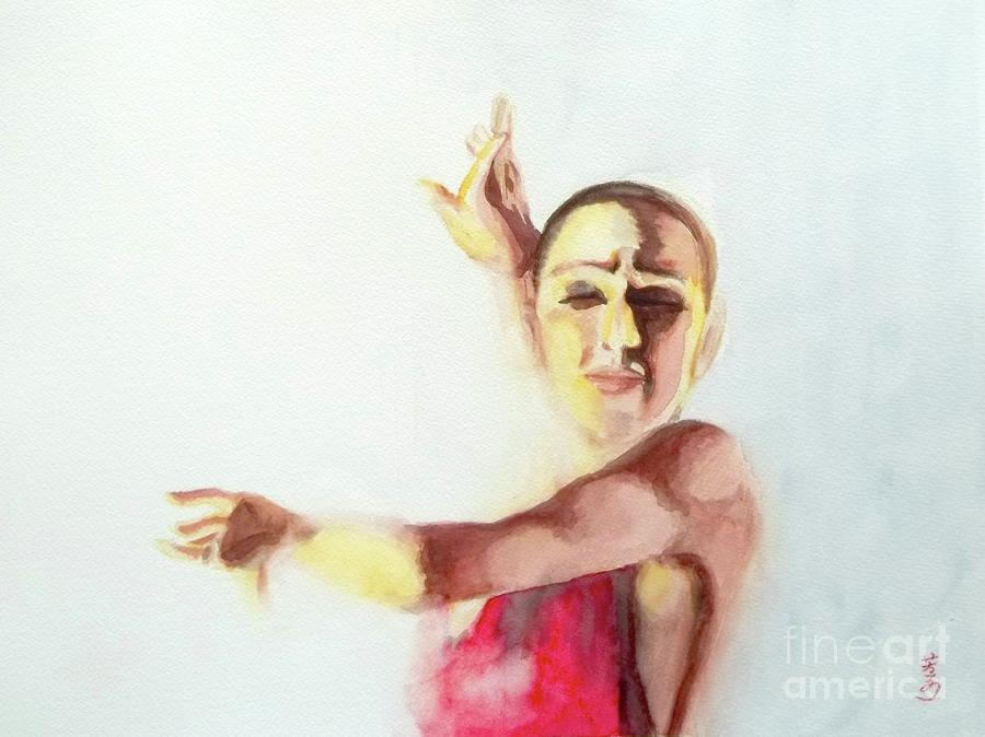 A Flamenco Dancer Painting by Yoshiko Mishina
