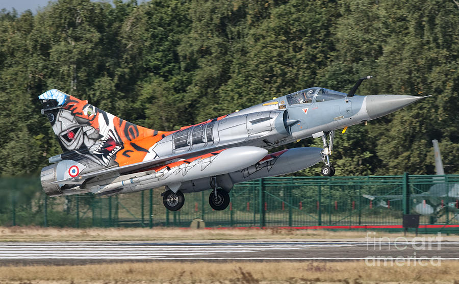 A French Air Force Mirage 2000 Lands Photograph