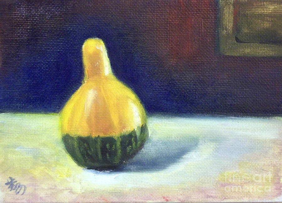 A Gourd  Painting by Yoshiko Mishina