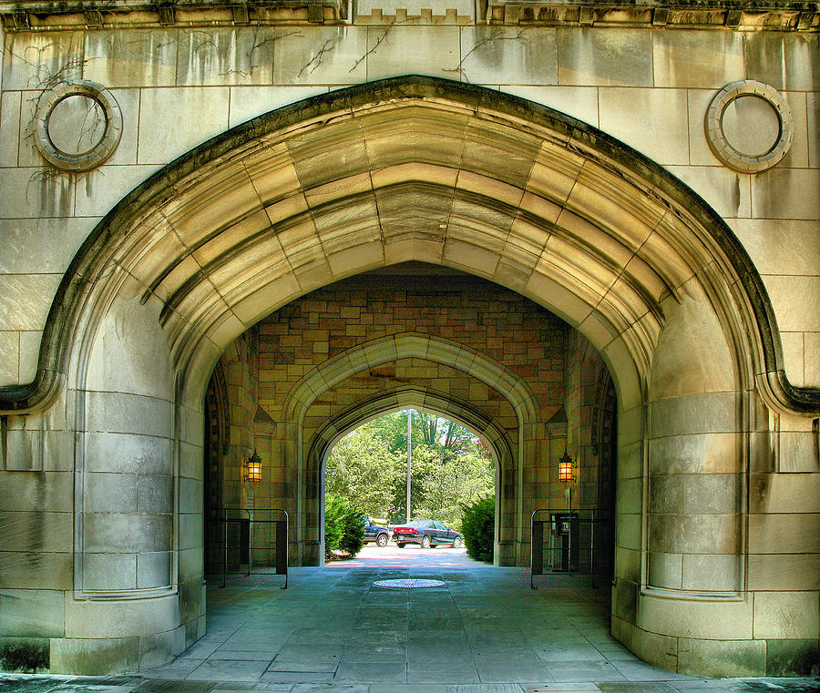 Architecture Photograph - A Grand Entrance by Steven Ainsworth