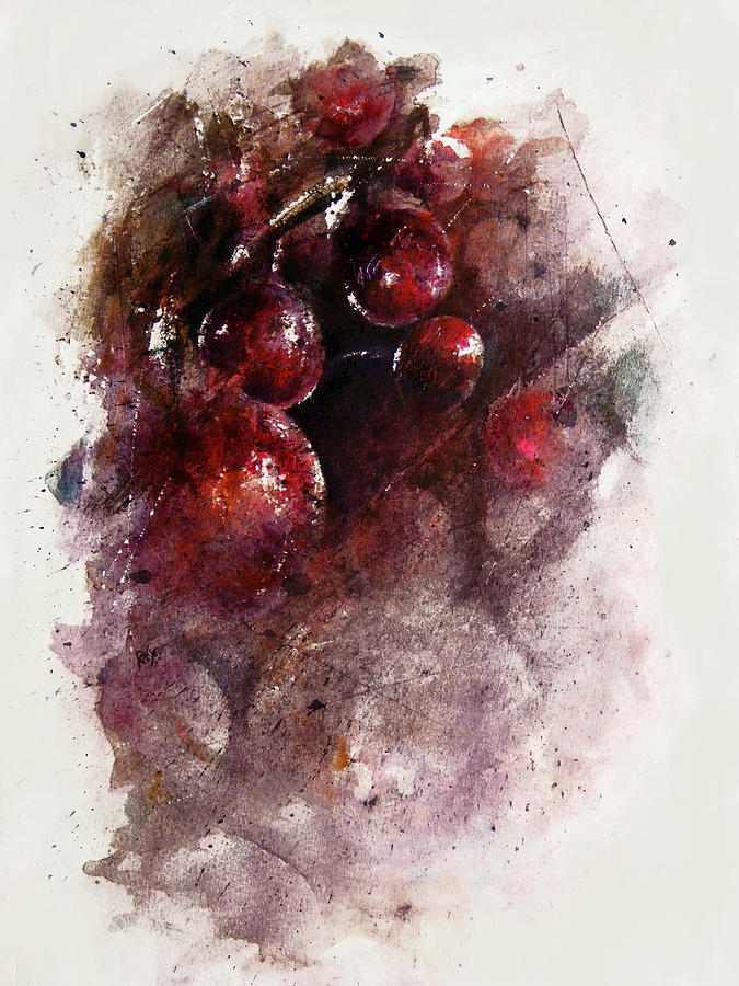 Grape Painting - A Grape Mystery by William Russell Nowicki