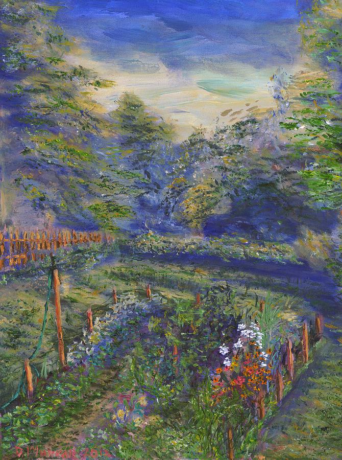 A Holiday In August Outside A Bed And Breakfast Painting by Denny Morreale