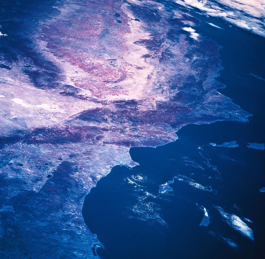 A Landscape Viewed From Space Photograph by Stockbyte