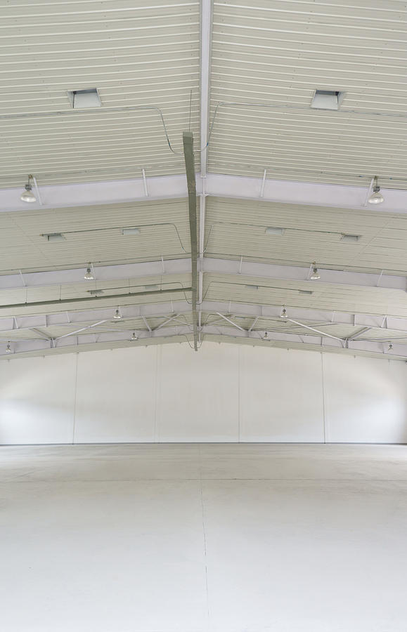 A Large Empty Warehouse Or Covered Photograph by Guang Ho Zhu | Fine