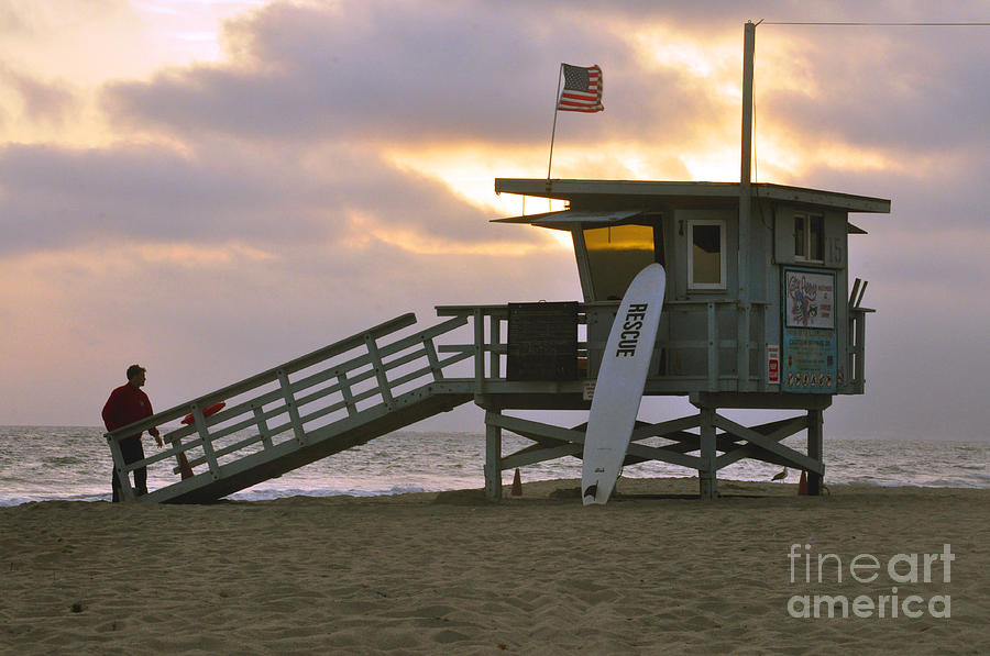 A Lifeguards Work is Never Done Photograph by Clayton Bruster