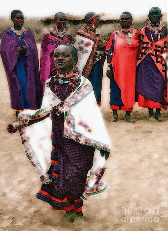 A Maasai Girls Plea Photograph by Gwyn Newcombe