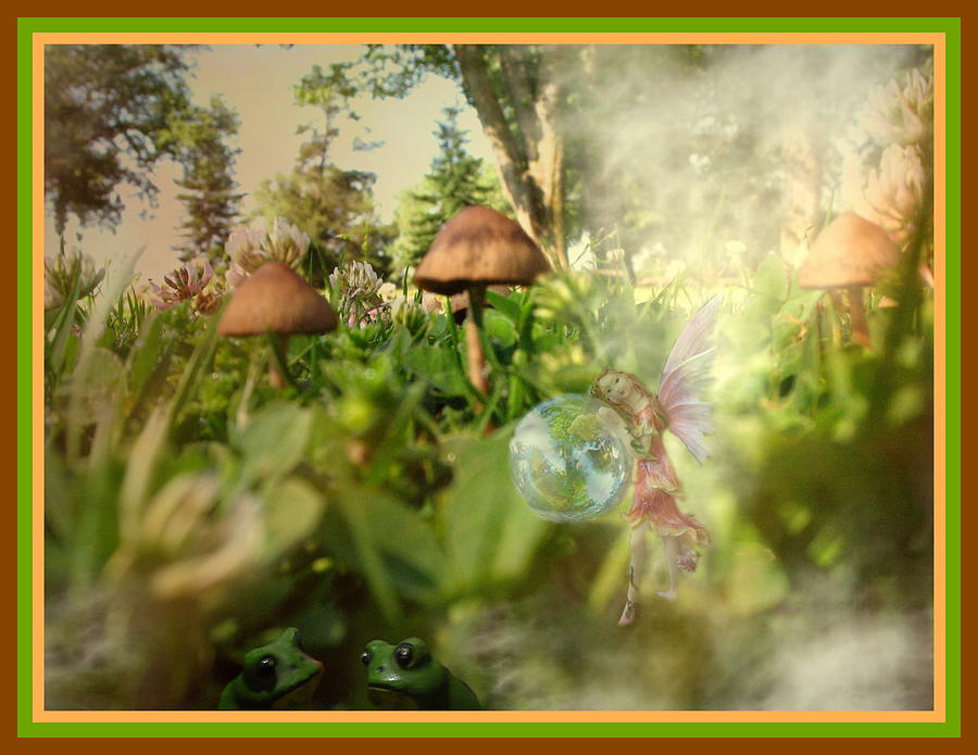 Mushroom Photograph - A Magical Place by Joyce Dickens