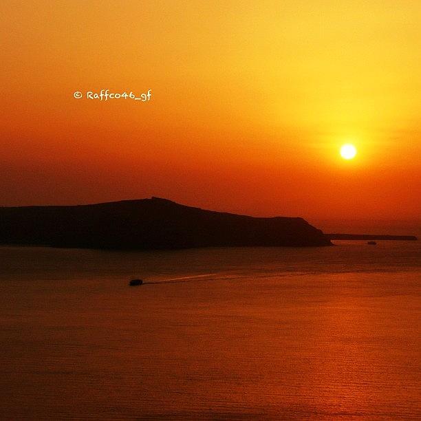 Sunset Photograph - A Mediterranean Sunset. #gang_family by Raffaele Salera