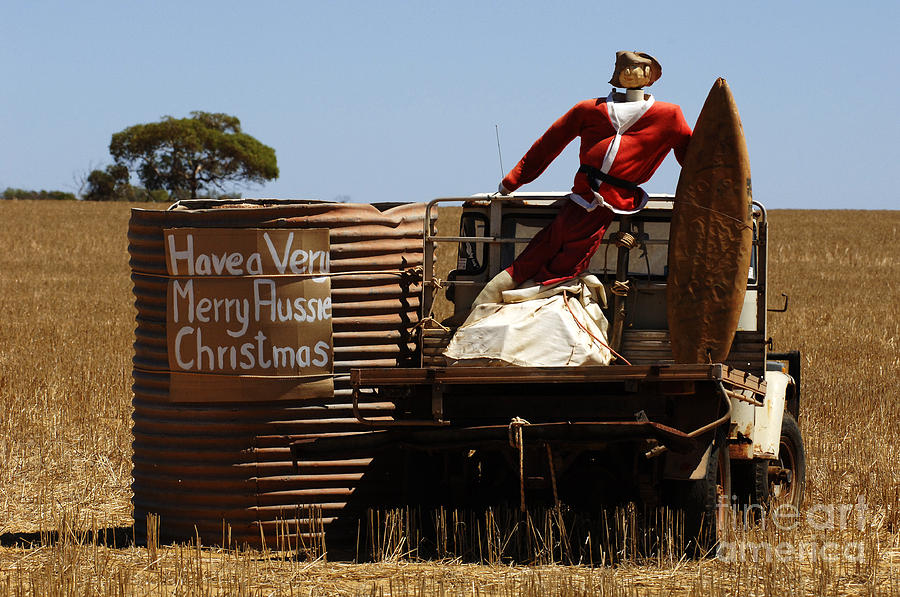 A Merry Aussie Christmas Photograph by Bob Christopher