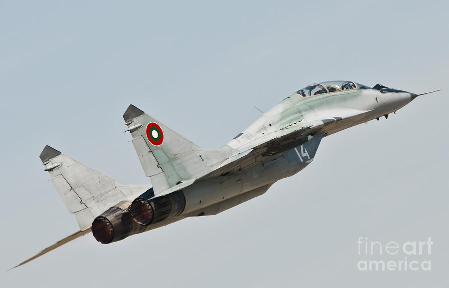 A Mig-29 Of The Bulgarian Air Force Photograph by Giovanni Colla
