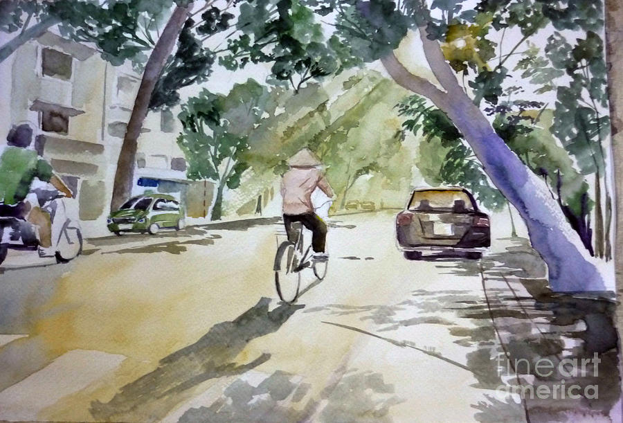 a new day in Hanoi Painting by Vuong Anh Tuan - Fine Art America