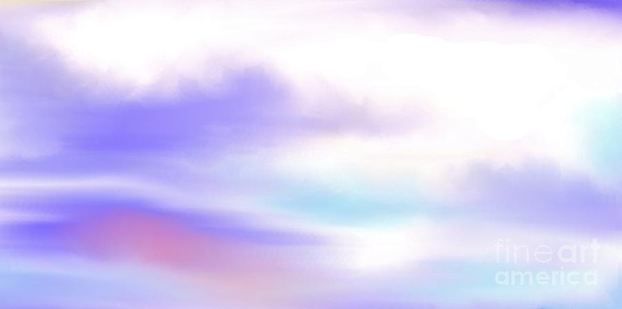 Sky Painting - A New Day by Lori Lovetere