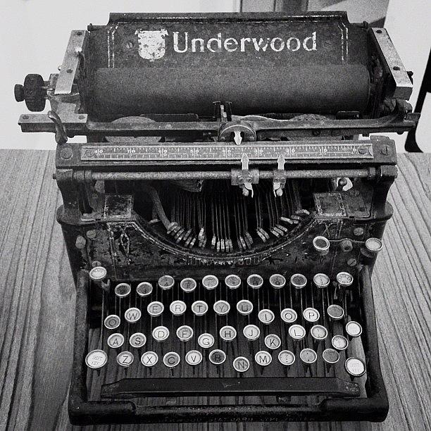 Vintage Photograph - A Nice #classic #vintage #typewriter by Donny Bajohr