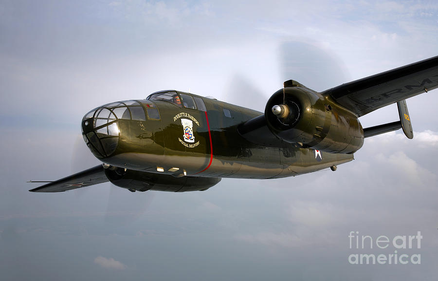 A North American B-25 Mitchell Photograph by Scott Germain