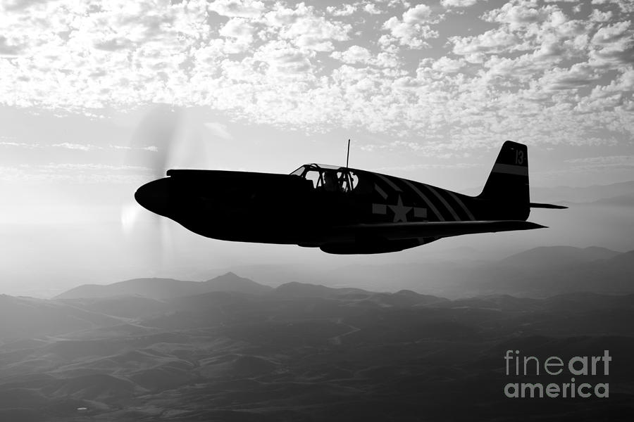 A P-51a Mustang In Flight Photograph by Scott Germain