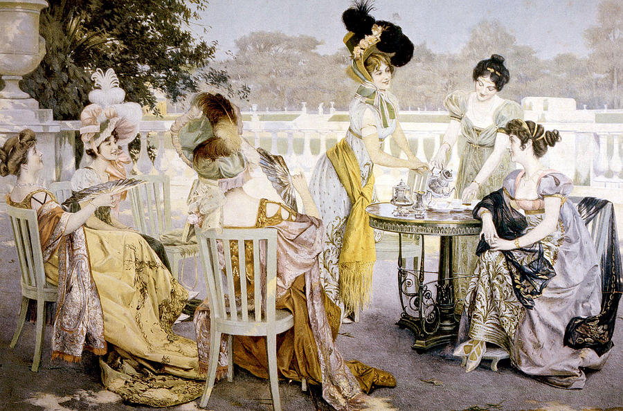 A Painting Depicting Women Wearing Photograph by Everett
