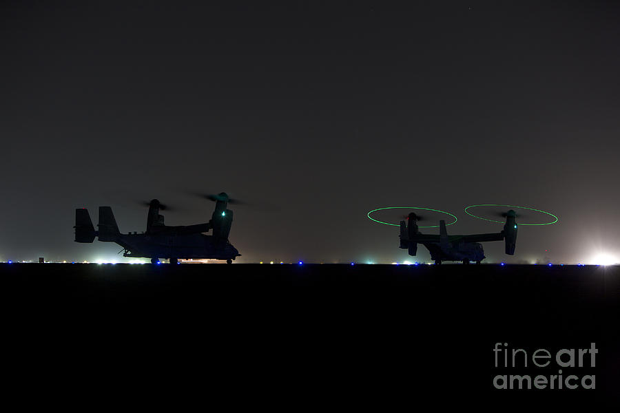 A Pair Of Special Forces Cv-22 Osprey Photograph