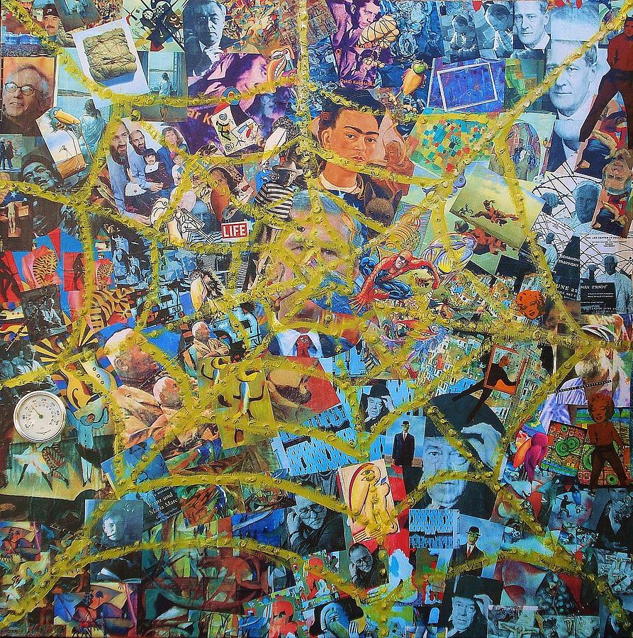 Abstract Mixed Media - A Piece of History by Mario Feijoca