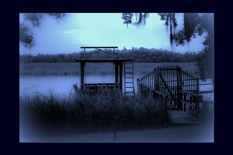 A Quiet Place By The Marsh Photograph by DigiArt Diaries by Vicky B Fuller