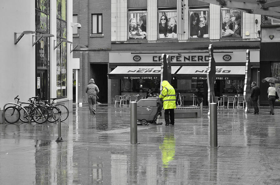 A Rainy day in Belfast Photograph by Martina Fagan