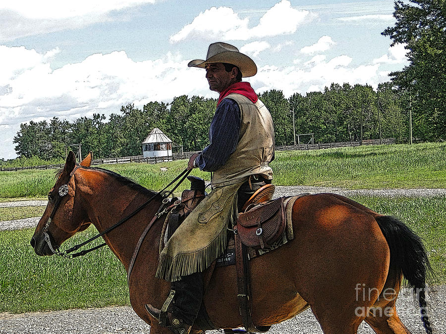 A Real Cowboy II Photograph by Al Bourassa