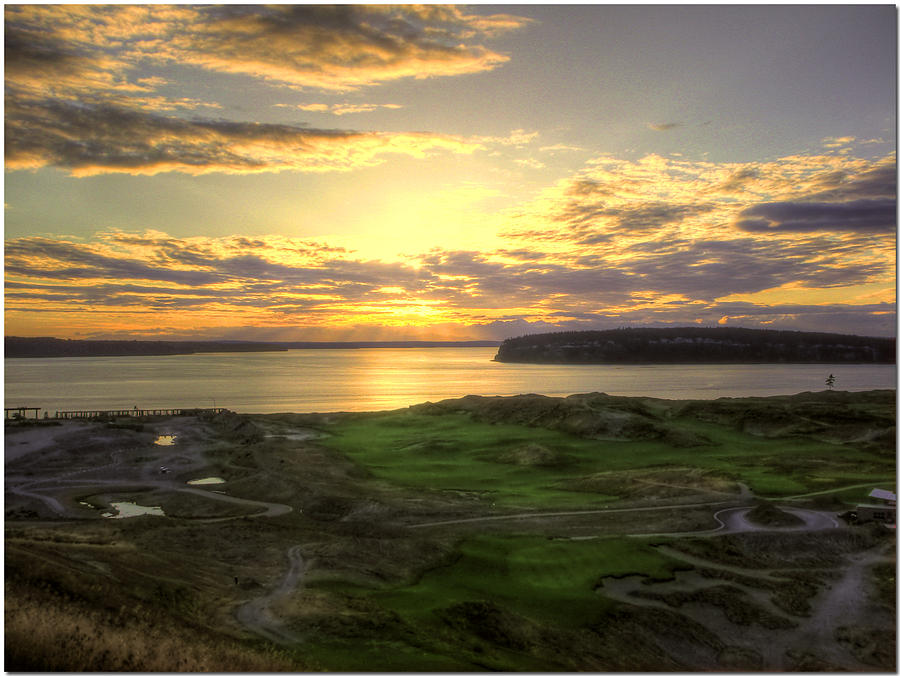 A Renewed View - Chambers Bay Golf Course   Photograph by Chris Anderson