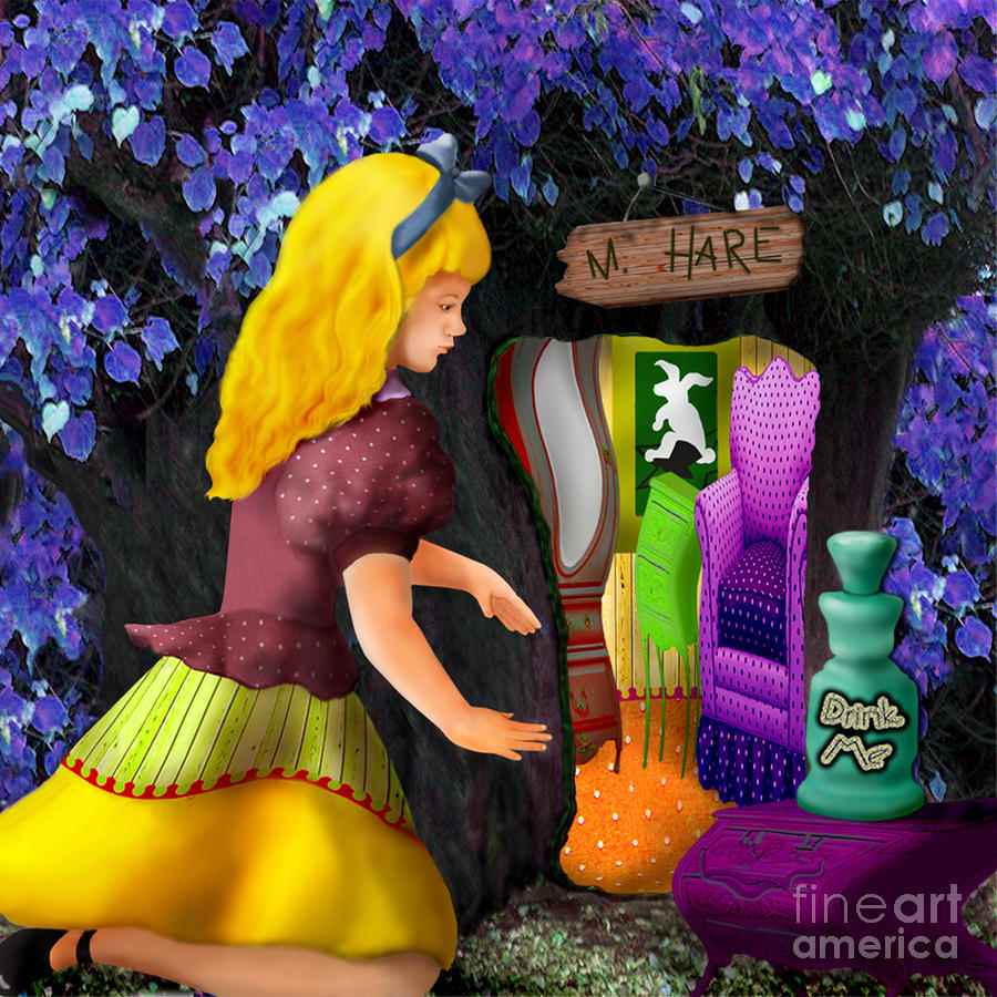 A Room In Wonderland  Digital Art by Lois Mountz