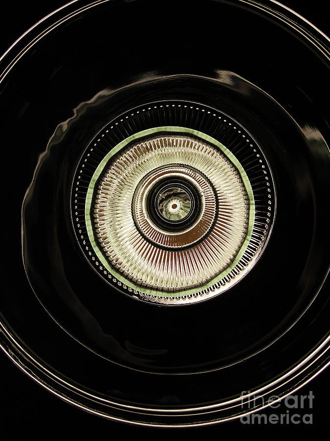 A Round Black Photograph by Mark Holbrook