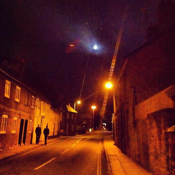 Shadows Photograph - A Rubbish Photo Of A Beautiful Moon by Chloe Stickland
