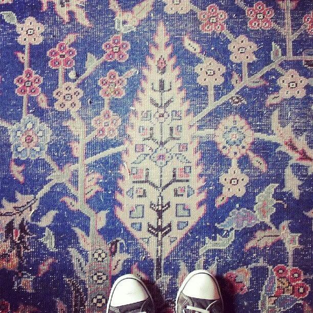 Flower Photograph - A rug In attingham House by Linandara Linandara