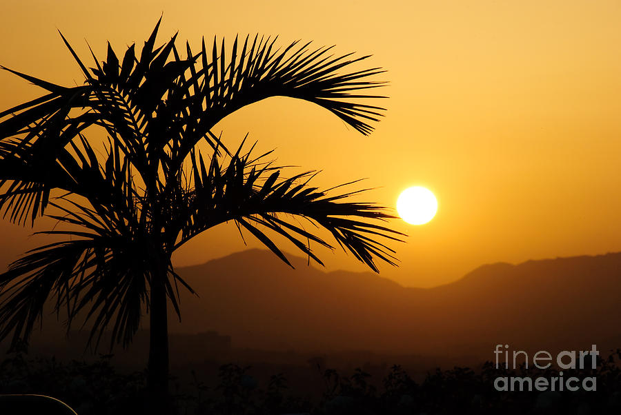 Sunset Photograph - A Simple Life by Syed Aqueel