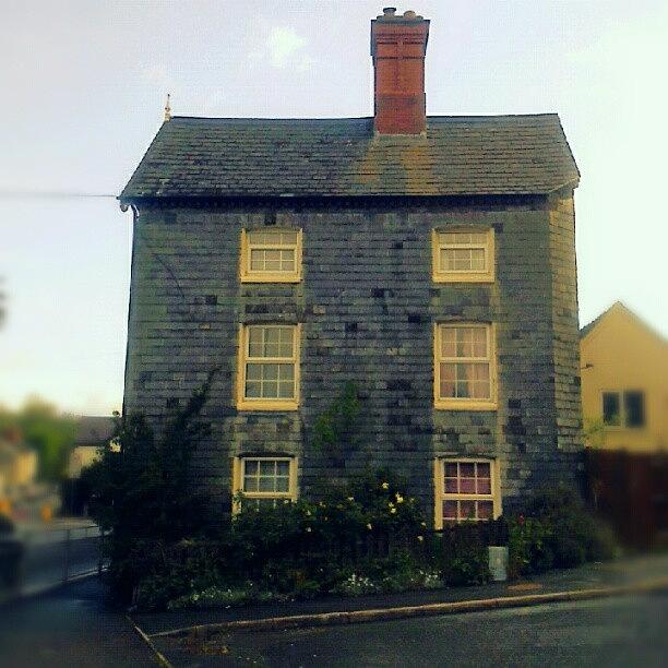 Rose Photograph - A #slate -covered #house In #newtown by Linandara Linandara