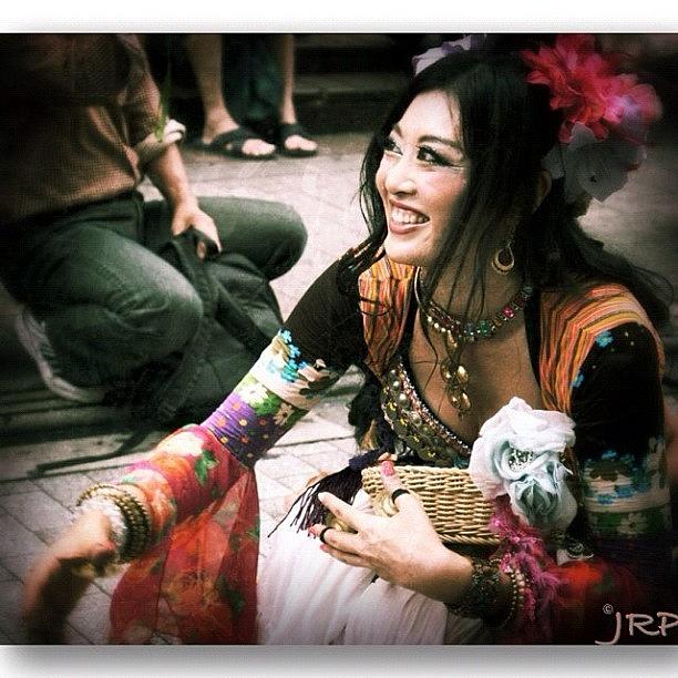 Jj Photograph - A Smiling Gypsy Dancer... Machida, Japan by Julianna Rivera-Perruccio