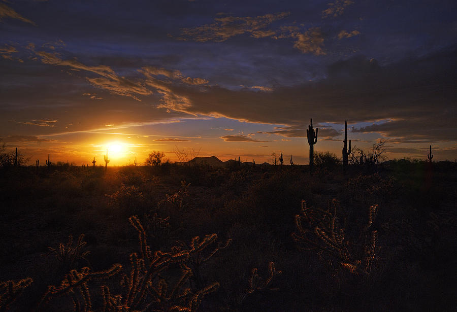 Sunset Photograph - A Southwest Sunset  by Saija Lehtonen