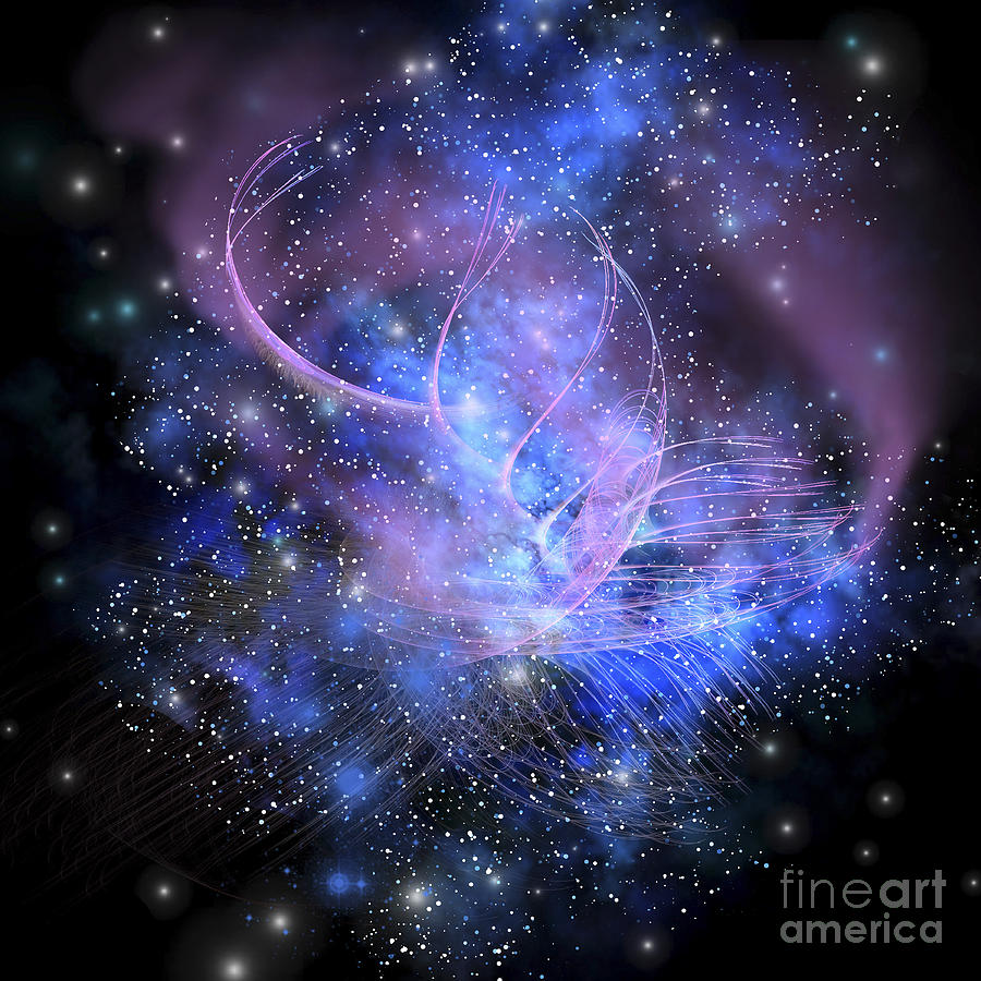 A Spacial Phenomenon In The Cosmos Digital Art by Corey Ford