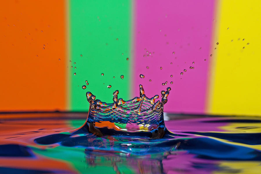 A splash of color Photograph by David Freuthal